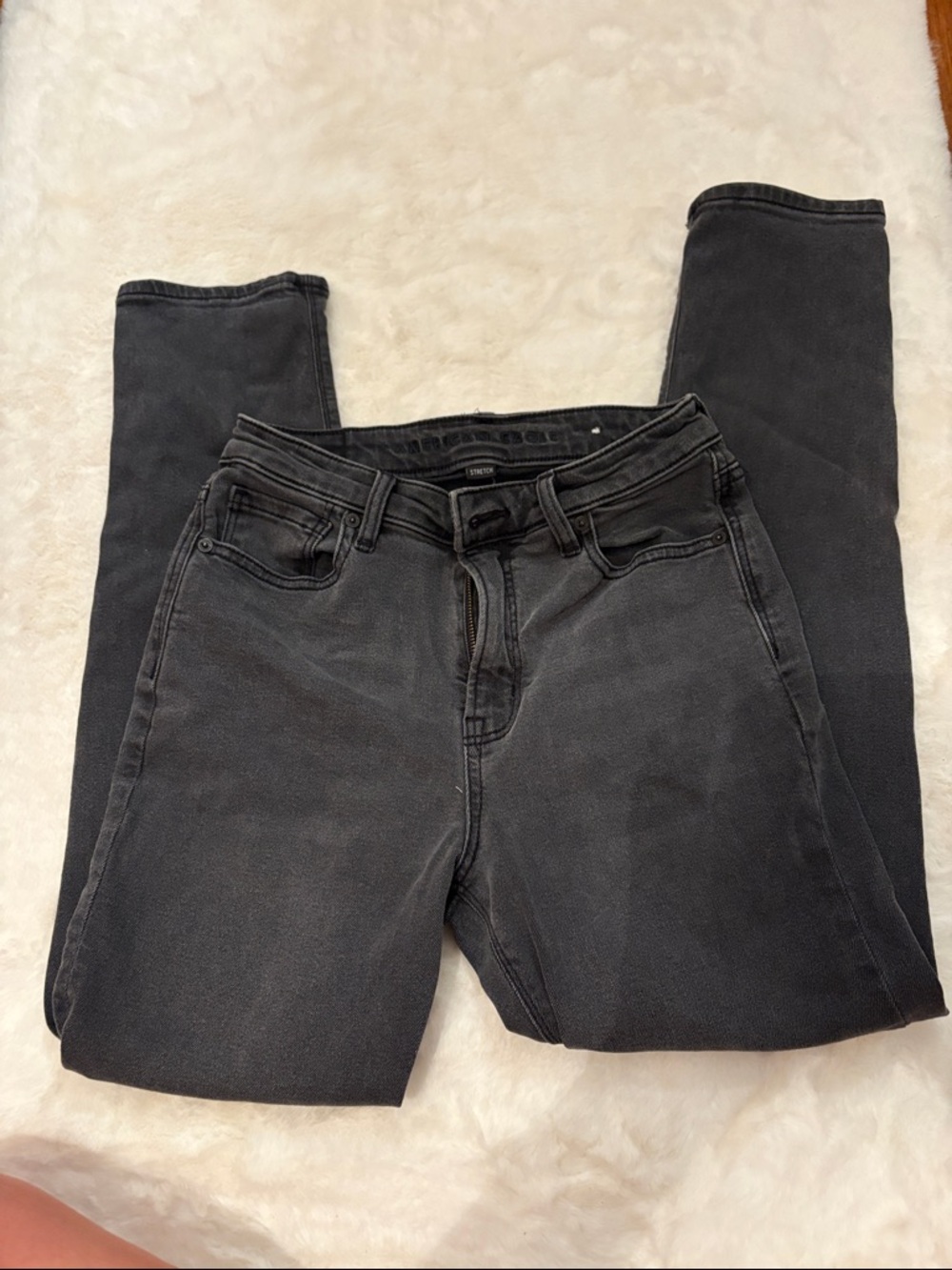 American Eagle Outfitters Women's Skinny Jeans - Charcoal Black